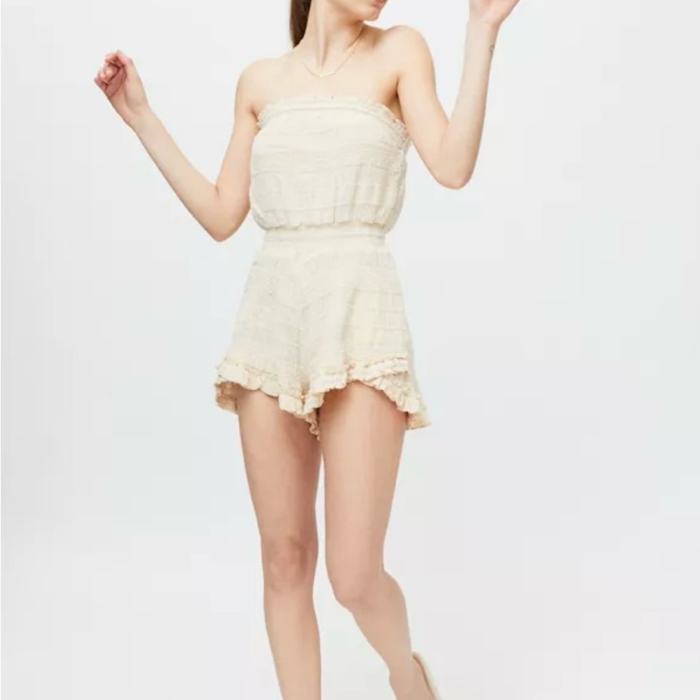 Urban Outfitters Textured Cream Fabric
